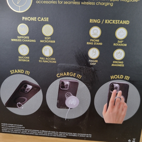 iphone 13 Promax Case Ring Set Kickstand - Picture 3 of 10